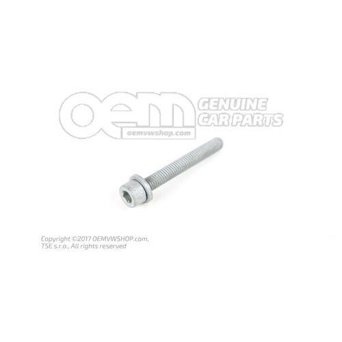 Śruba z łbem gniazdowym z łbem gniazdowym sześciokątnym (kombinacja) M6X45 N  90338204