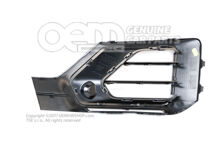 Kratka nawiewu szary manhattan/srebrny selenit Audi Q2 81 81A807672C X7L (1)