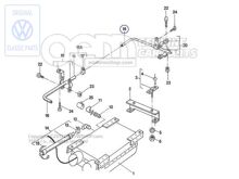 Rura wydechowa Volkswagen Campmobil LT 7E 281070512 (1)