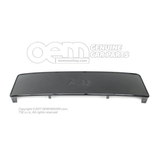 Listwa pod tablicę rejestracyjną czarno-błyszcząca Audi A6/S6/Avant/Quattro 4F 4F0807285BST94