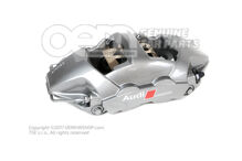 Audi e-tron GT grey calliper without brake pads for ceramic brakes size 410x32mm rear right 4J3615424G