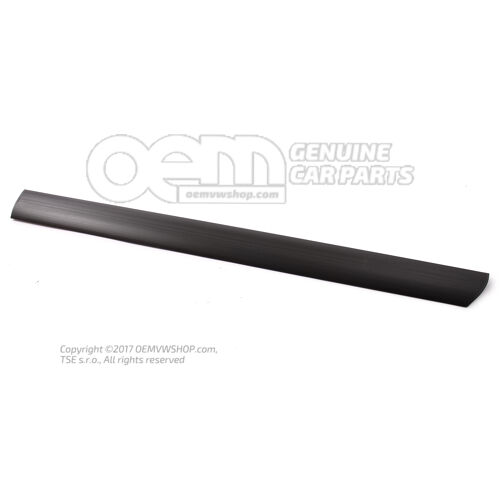 Osłona drzwi satynowa czarna 4A0853970  01C