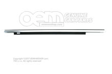 Uszczelka szczeliny okiennej z listwą ozdobną, chromowana 8R0853763F 2ZZ