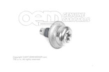 Śruba z łbem gniazdowym sześciokątnym, samozabezpieczająca rozm. M8X20 WHT000729A