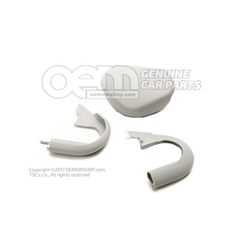 Czapka z daszkiem perłowo-szara 1J0858189D Y20