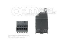 Płaska obudowa styków z blokadą styków Element przyłączeniowy Przełącznik regulacji gniazda 8E0972112A (1)