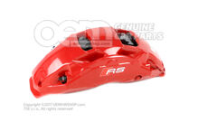 4K0615107P Audi RS7 Sportback and RS6/RS6 plus/Avant Quattro red Calliper without brake pads size 420x40mm left 4K0615107P Audi RS7 Sportback and RS6/RS6 plus/Avant Quattro red Calliper without brake pads size 420x40mm left