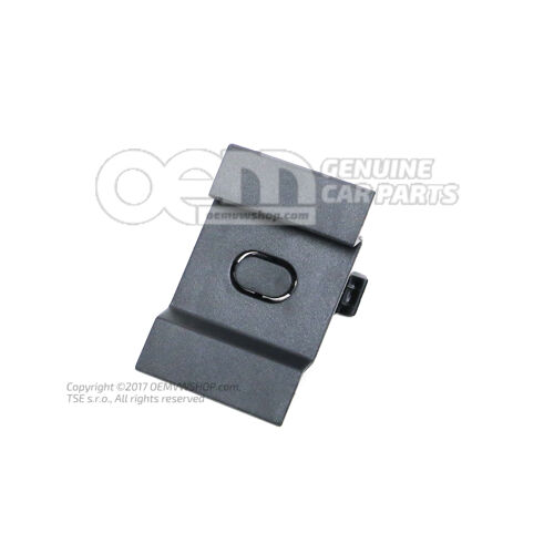 Atrapa osłony w kolorze czarnym 6L0857843L 4W4