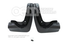 1 set mud flaps (left and right)3P0075101 1 set mud flaps (left and right)3P0075101