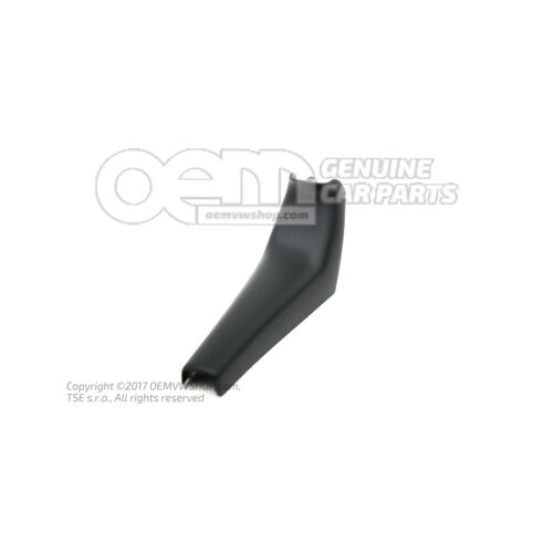 Okładka satynowo czarna 4B0857593  01C
