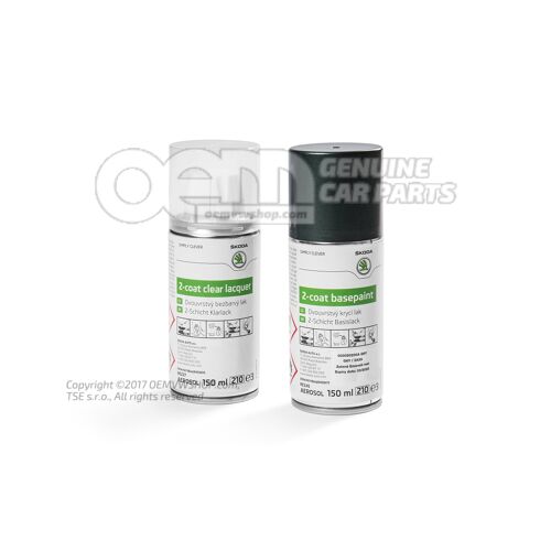 Metaliczny, zielony spray w aerozolu 3T0050200A F6X