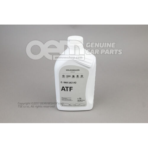 ATF (płyn do automatycznej skrzyni biegów) dla automatycznej skrzyni biegów, patrz instrukcja warsztatowa G  060162A2