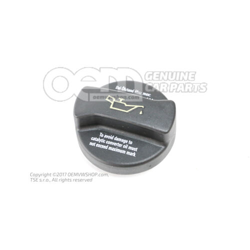 Zakręć rurkę wlewu oleju 3W0103485G