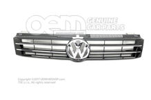 Osłona chłodnicy satynowo czarna Volkswagen Sharan 7N 7N0853651D 9B9