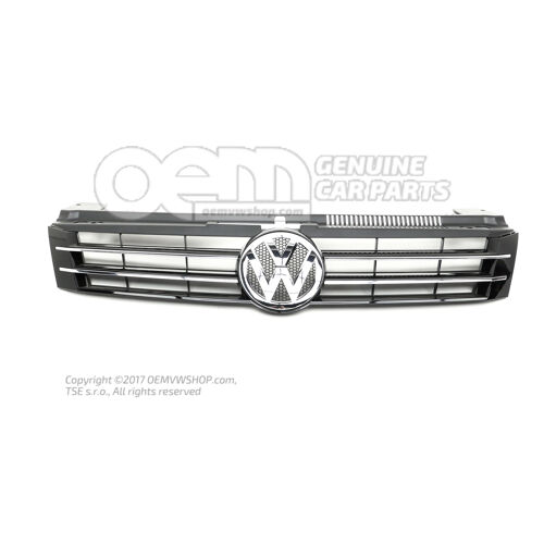 Osłona chłodnicy satynowo czarna Volkswagen Sharan 7N 7N0853651D 9B9