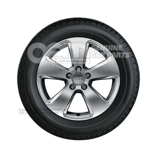 Felga aluminiowa z oponą zimową w kolorze diamentowego srebra 8V0073637B 8Z8