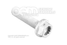 Śruba z łbem gniazdowym wielopunktowym z kołnierzem N  91030402