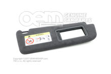 Osłona przeciwsłoneczna z podświetlanym lusterkiem i osłoną duszy (czarna) 4G1857552Q 25M (2)