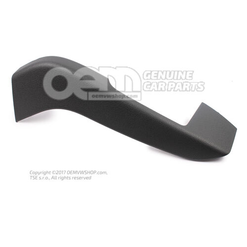 Osłona uchwytu satynowa czarna 5E0867198  9B9