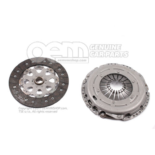 Tarcza sprzęgła i tarcza dociskowa 0B1141015D