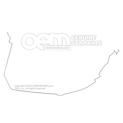 Przewód hamulcowy od hydrauliki do przewodu hamulcowego 7H3614730