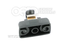 Uchwyt duszy osłony przeciwsłonecznej (czarny) 4D0857561E 4PK (5)