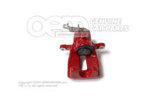 5F0615423 SEAT Leon / Volkswagen Golf/Variant/4motion / Skoda Octavia czerwona obudowa zacisku hamulcowego bez klocków hamulcowych rozmiar 310x22mm tył lewy 5F0615423 (1)