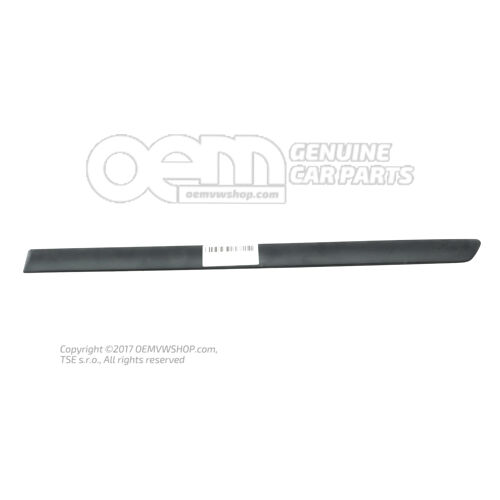 Listwa ochronna na drzwi satynowa czarna 1Z0853753D B41