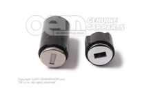 1 komplet: wkładka zamka do klamki drzwi i stacyjki 1 komplet wkładki do zamka drzwi 6Y2800375DM (4)