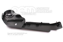 Tapicerka ramy siedzenia Satynowa czerń 5JA881317A 9B9 (1)