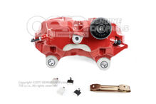 Audi TT/TTS Coupe/Roadster 8S brake calliper for brakes size 338x30mm front right red 8S0615108K (1)