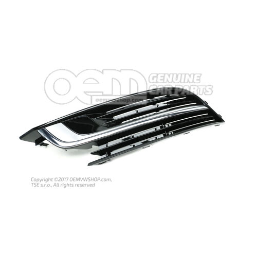 Kratka nawiewu czarna Volkswagen Passat CC/CC 3C 3C8854661A 041