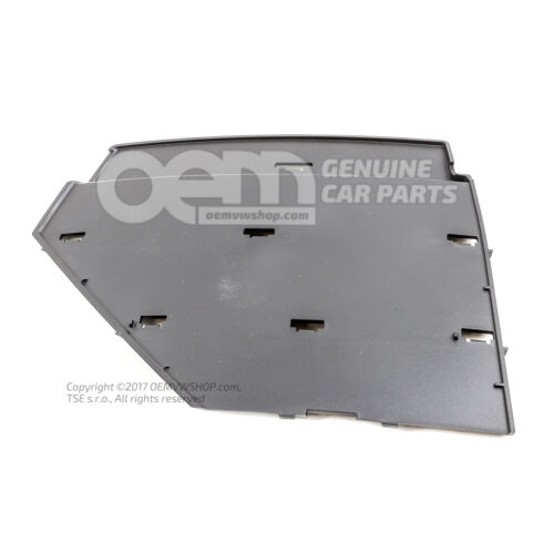 Zaślepka satynowa czarna Audi Q2 81 81A807152  9B9