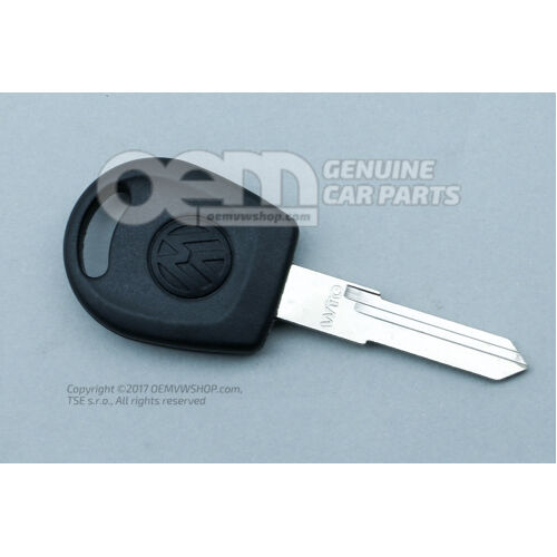 Main key with variable code transponder blank