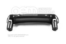 Handle shell, lower part satin black Handle shell, lower part satin black