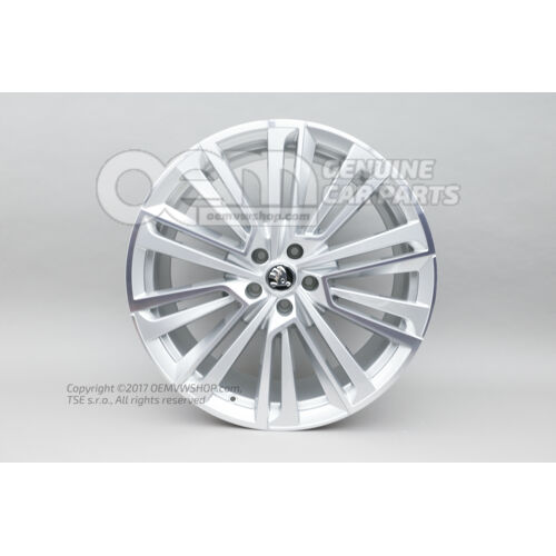 Obręcz aluminiowa Diamentowo-srebrna 5LG071491A 8Z8