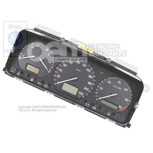 Instrument Combi w kolorze satynowo czarnym 7D0919862NV01C