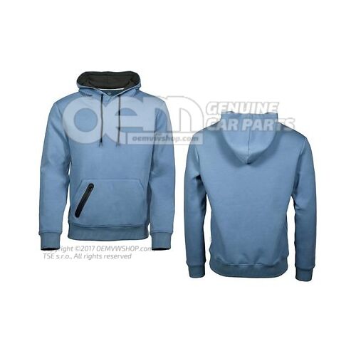 11A084130B 287 Hooded sweatshirt, M, men’s, Blue, ID. Collection