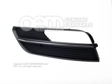 Kratka nawiewu satynowa czarna/chrom 8V3807682A 9B9