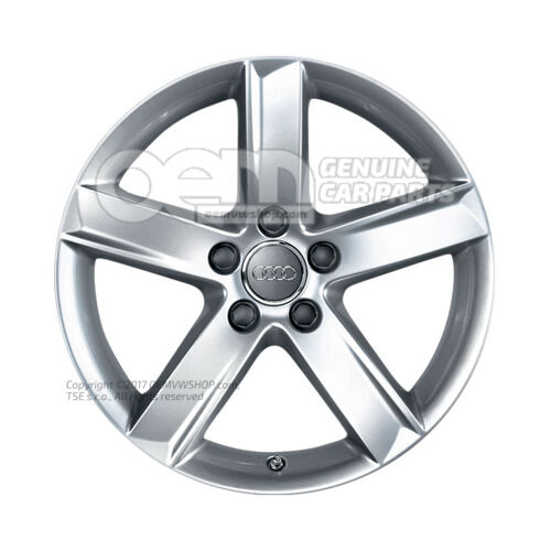 Obręcz aluminiowa w kolorze diamentowego srebra 8K0071496A 8Z8