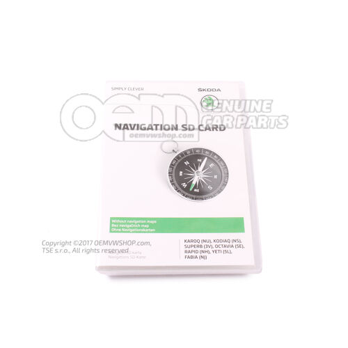Karta pamięci SD do systemu nawigacji 5L0051236C