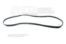 Uszczelka drzwi wewnętrzna satynowa czarna 5L0867365C 9B9 (2)