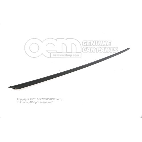 Listwa deflektora wody, satynowo czarna 8P0854327B 01C