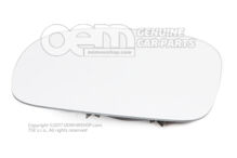 Szkło lustrzane (wypukłe) z płytką nośną Volkswagen Beetle 1C 1C2857521E (3)