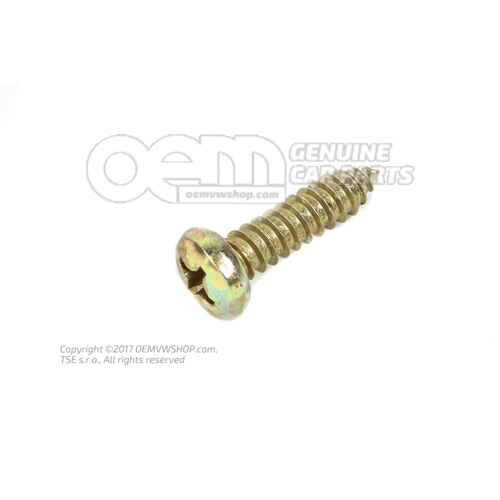 Wkręt do paneli z łbem owalnym 6,3X25 N  0139351
