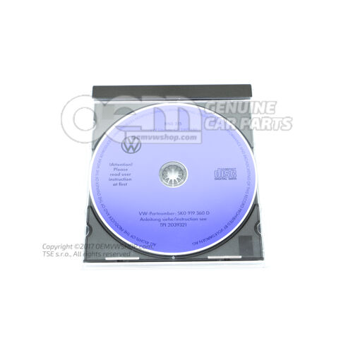 CD-ROM do adaptacji oprogramowania 5K0919360D