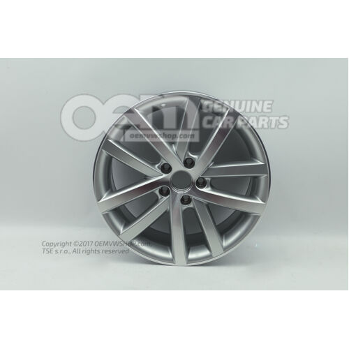 Obręcz aluminiowa w kolorze diamentowego srebra 5K0601025L 8Z8