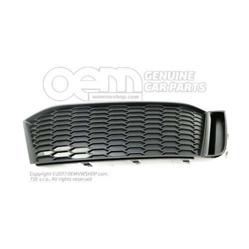 Kratka nawiewu genialnie czarna Audi A1/S1 8X 8XA807648  Y9B