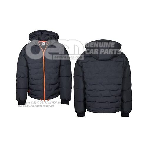Kurtka (ocieplana), XXL, unisex, czarna, kolekcja T-Roc
