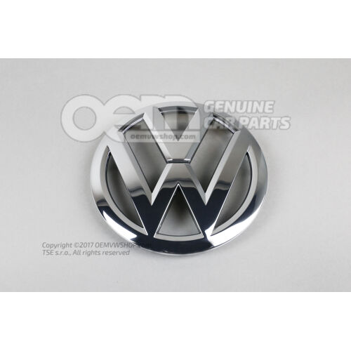 Emblemat VW w kolorach chrom/czarny 7P6853601A ULM